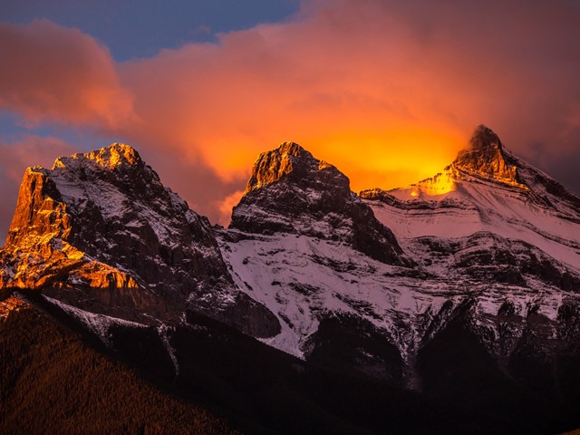 Three Sisters Mountains Canmore Kananaskis   Three Sisters Mountains 12 